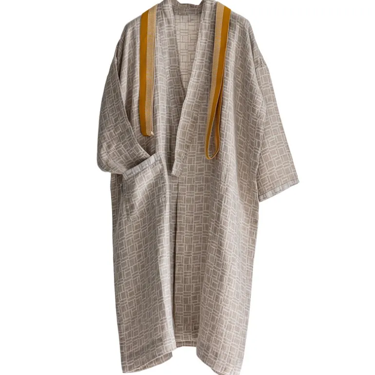 Johanna Gullichsen Piazzetta bathrobe, medium flax