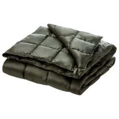 Joutsen Kulkuri down blanket, 130 x 190 cm, olive