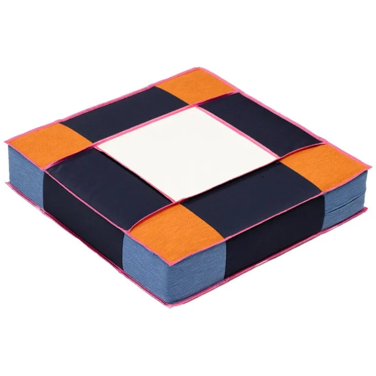 Juslin Maunula Floor pouf, 57 x 57 cm, Topaasi