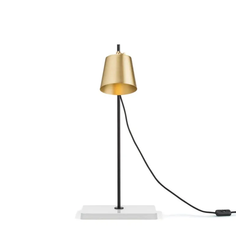 Karakter Lab Light table lamp, black - brass