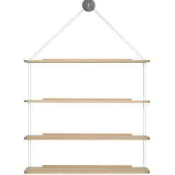 Karakter Libreria Pensile shelf, lacquered oak