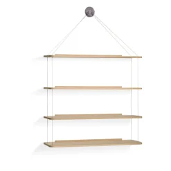 Karakter Libreria Pensile shelf, lacquered oak