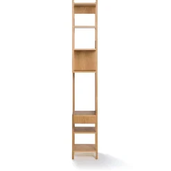 Karakter Lungangolo shelf, left, oiled oak