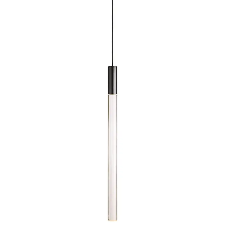 Karakter Plexi pendant light, 90 cm, black