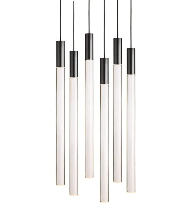 Karakter Plexi pendant light, 90 cm, black
