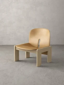 Karakter Scarpa 925 lounge chair, natural ash - natural saddle leather