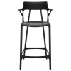Kartell A.I. bar stool, 65 cm, black