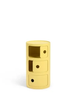 Kartell Componibili Bio storage unit, yellow