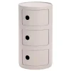 Kartell Componibili Bio storage unit, cream