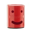 Kartell Componibili Smile storage unit 1, 2 modules, red