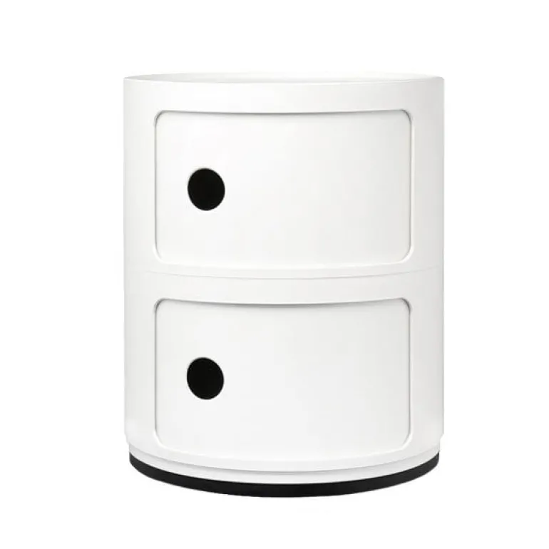 Kartell Componibili storage unit, 2 modules, white