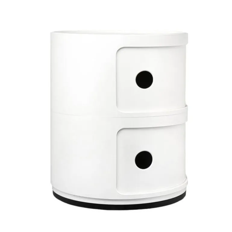 Kartell Componibili storage unit, 2 modules, white