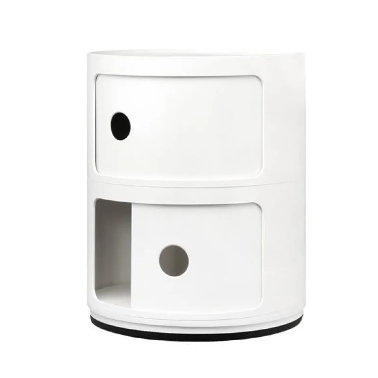 Kartell Componibili storage unit, 2 modules, white