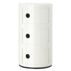 Kartell Componibili storage unit, 3 modules, white