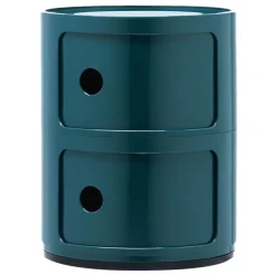 Kartell Componibili storage unit, 2 modules, blue