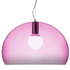 Kartell FL/Y pendant lamp, pink