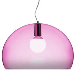 Kartell FL/Y pendant lamp, pink
