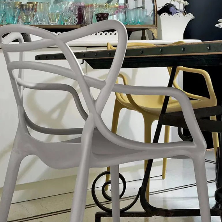 Kartell Masters chair, mustard