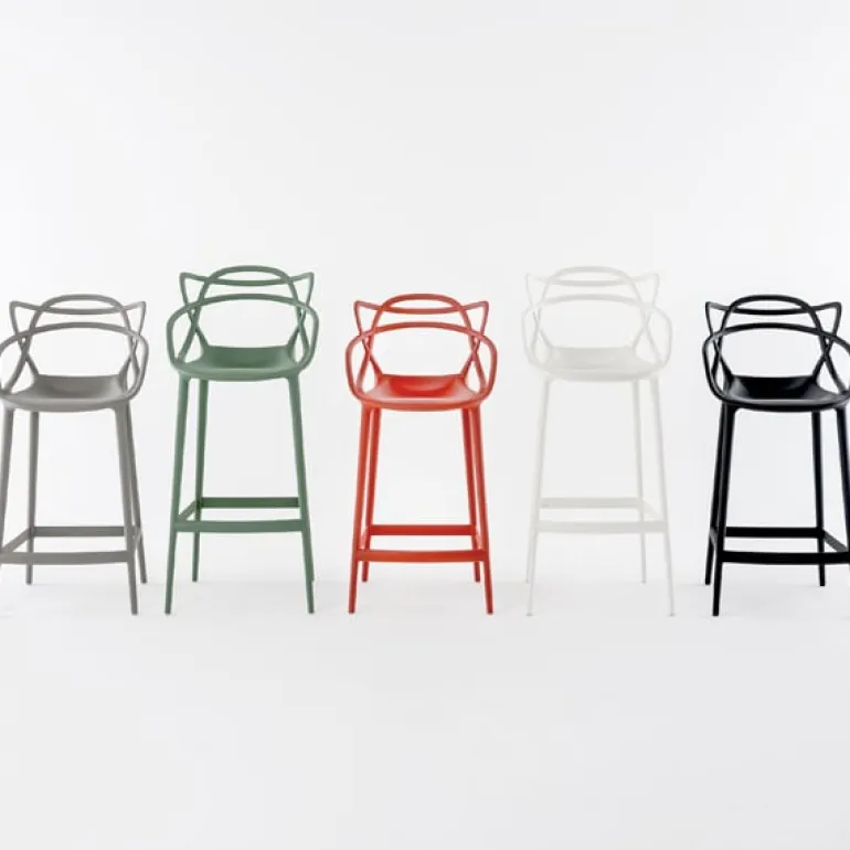 Kartell Masters stool, grey