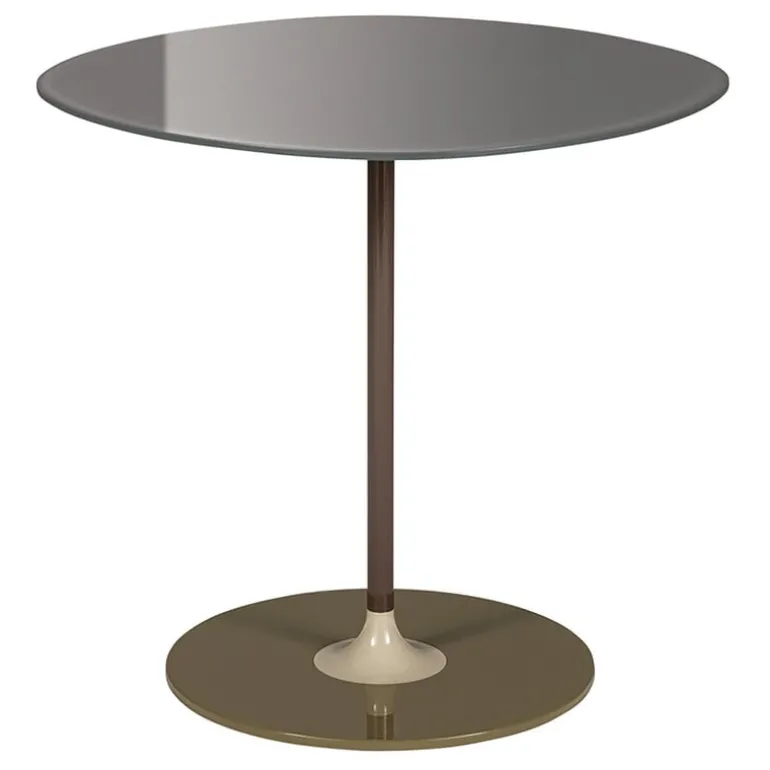 Kartell Thierry side table, 45 x 45 cm, grey
