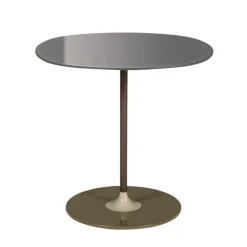 Kartell Thierry side table, 45 x 45 cm, grey