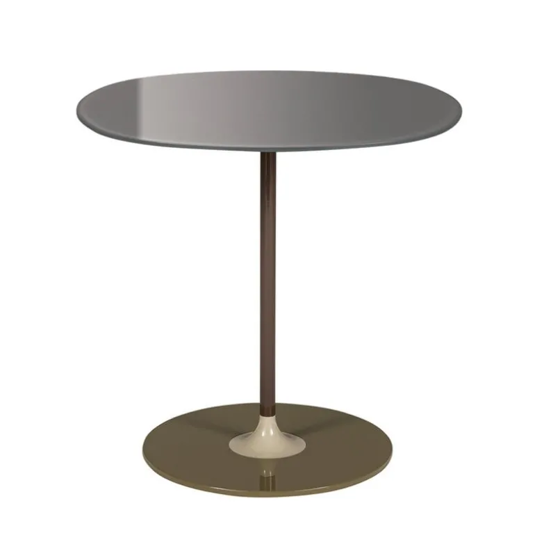 Kartell Thierry side table, 45 x 45 cm, grey