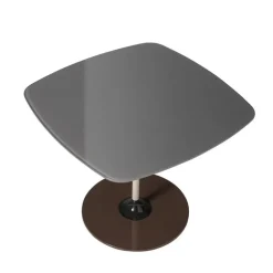 Kartell Thierry side table, 50 x 50 cm, grey