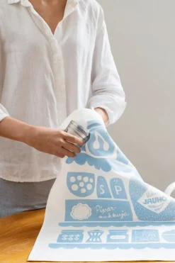 Kauniste Keittiössä tea towel, blue