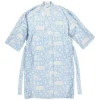 Kauniste Sauna bath robe, light blue