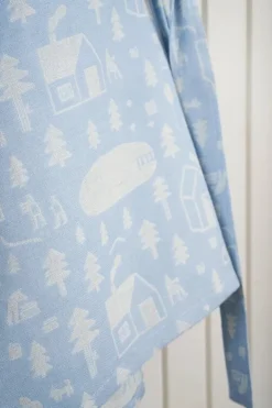 Kauniste Sauna bath robe, light blue