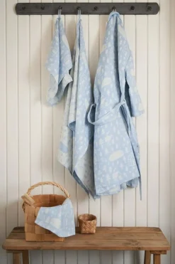 Kauniste Sauna hand towel, light blue