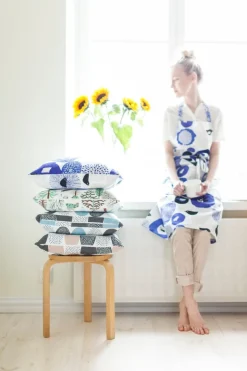 Kauniste Sokeri cushion cover, blue