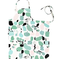 Kauniste Tutti Frutti apron, light green