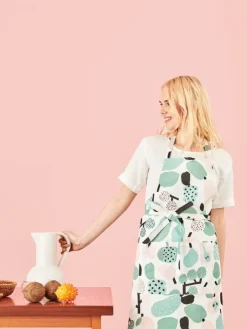 Kauniste Tutti Frutti apron, light green