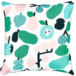 Kauniste Tutti Frutti cushion cover, light green