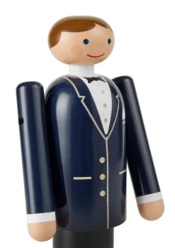 Kay Bojesen Denmark Groom, blue - black - white