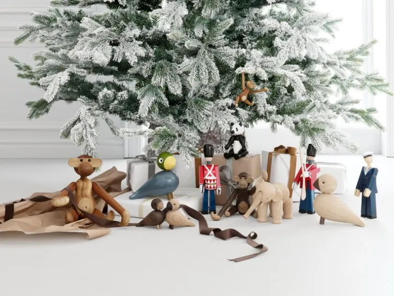 Kay Bojesen Denmark Lovebirds 2 pcs, oak - smoked oak