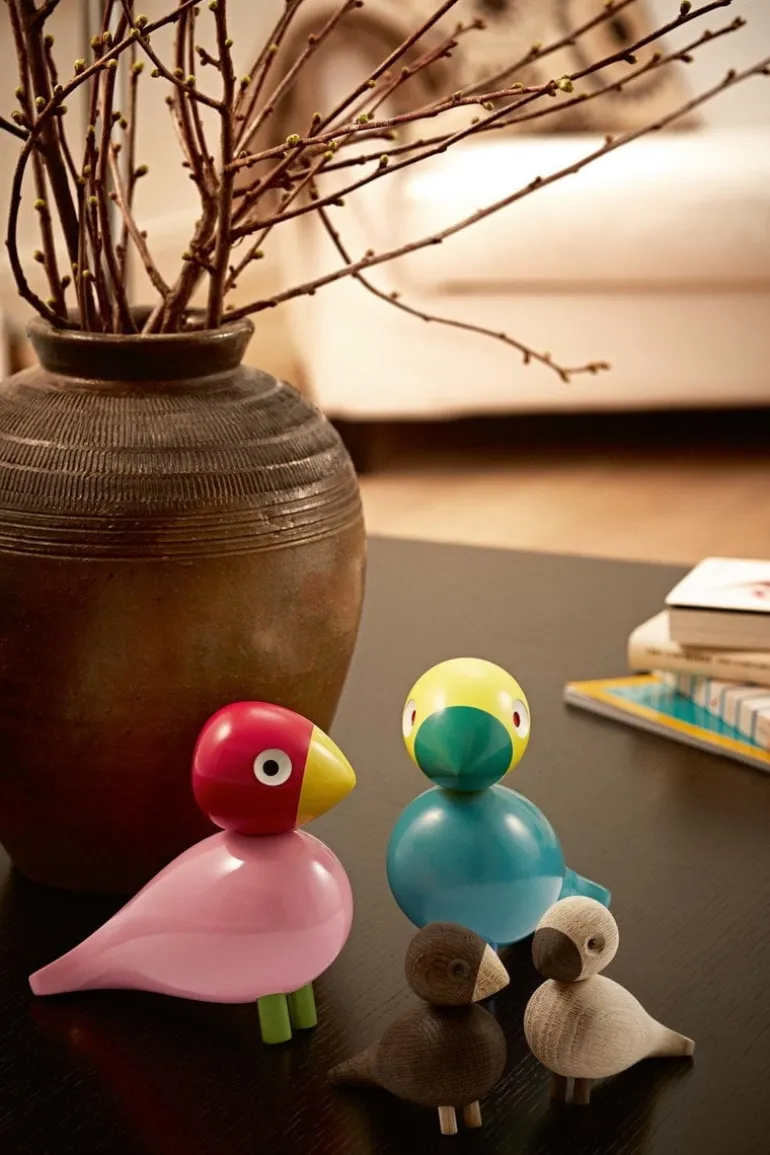 Kay Bojesen Denmark Lovebirds 2 pcs, oak - smoked oak