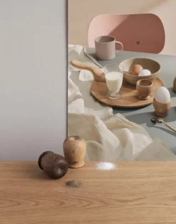 Kay Bojesen Denmark Menageri serving plate with handle, oak