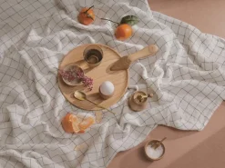 Kay Bojesen Denmark Menageri salt cellar with spoon, oak