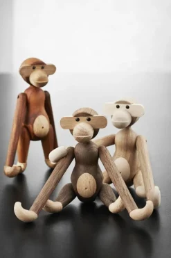 Kay Bojesen Denmark Wooden Monkey, small, teak