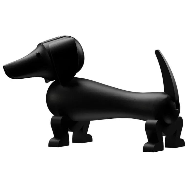 Kay Bojesen Denmark Wooden dog, medium, dark stained oak