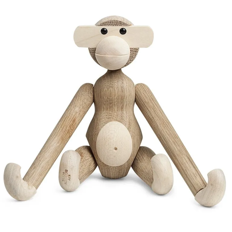 Kay Bojesen Denmark Wooden Monkey, small, oak - maple