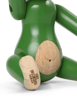 Kay Bojesen Denmark Wooden monkey, mini, vintage green