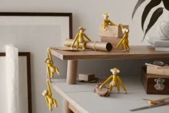Kay Bojesen Denmark Wooden monkey, mini, vintage yellow