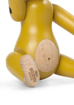 Kay Bojesen Denmark Wooden monkey, mini, vintage yellow