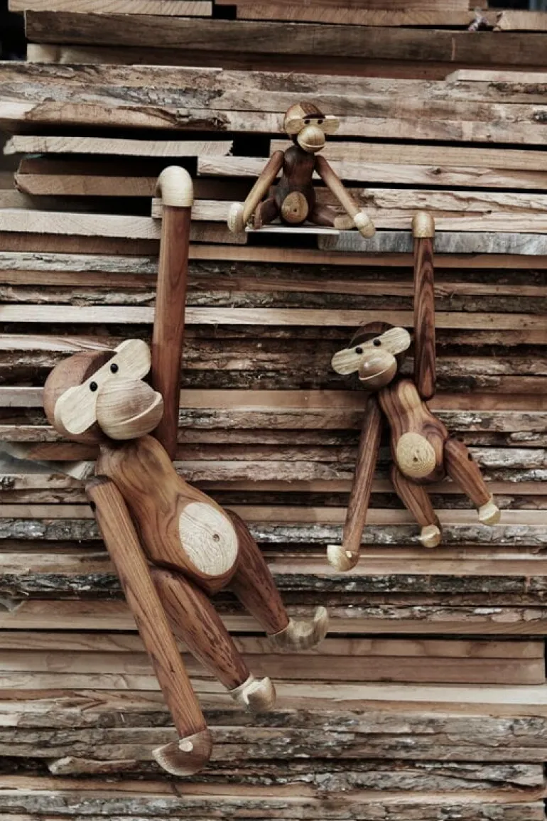 Kay Bojesen Denmark Wooden Monkey, large, teak
