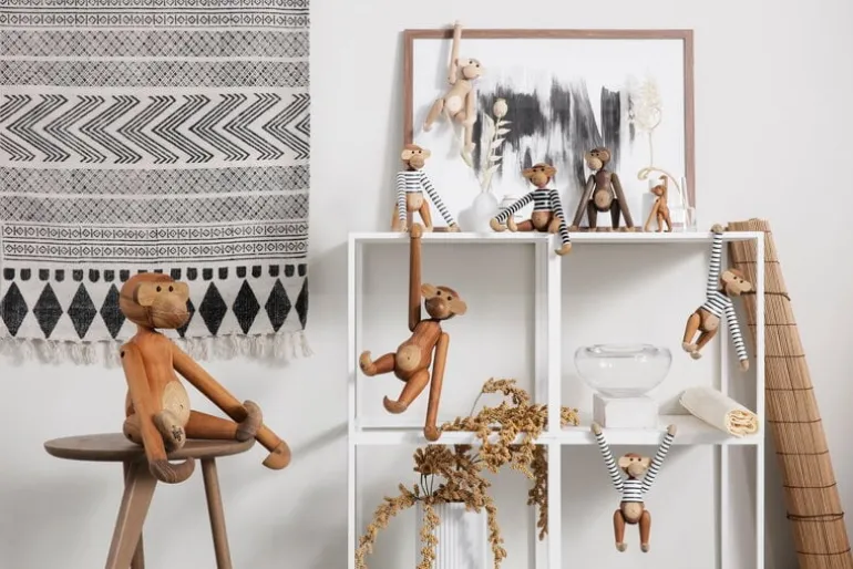 Kay Bojesen Denmark Wooden Monkey, large, teak