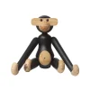 Kay Bojesen Denmark Wooden Monkey, mini, dark stained oak