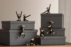 Kay Bojesen Denmark Wooden Monkey, mini, dark stained oak